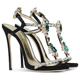 Dsquared2-Dsquared2 Queen Mary sandals-Black