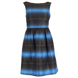 MARC by Marc Jacobs Lida Gestreiftes Ombre-Kleid aus mehrfarbiger Baumwolle Andere Python drucken