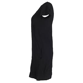 Isabel Marant-Isabel Marant T-Shirt-Kleid mit rohem Saum aus schwarzem Acetat-Schwarz