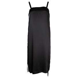 Lanvin-Lanvin Sleeveless Straight Dress in Black Silk-Black