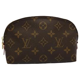 Louis Vuitton-LOUIS VUITTON Monogram Pochette Cosmetic PM Cosmetic Pouch M47515 LV Auth 53457-Monogram