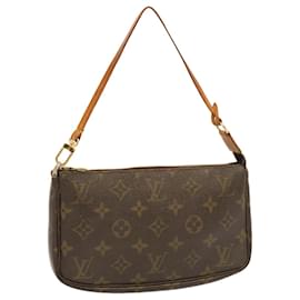 Louis Vuitton-LOUIS VUITTON Monogram Pochette Accessoires Pouch M51980 Autenticação de LV 52603-Monograma