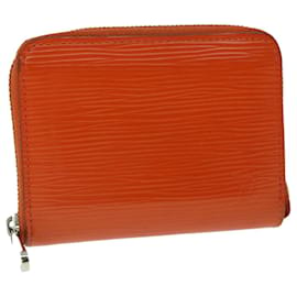 Louis Vuitton-Portamonete Epi Zippy LOUIS VUITTON Arancione Pimon M60385 LV Aut 53815-Altro,Arancione