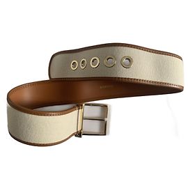 Sandro Cinturones Beige Caramelo