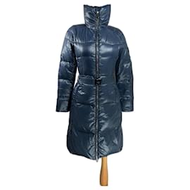 Autre Marque Blue Puffer Coat Jacket Polyamide Blue