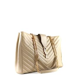 Saint Laurent-SAINT LAURENT  Handbags T.  leather-Beige