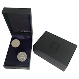 St Dupont-Cufflinks-Silvery