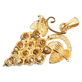 & Other Stories-18k Gold Diamond Grape Pendant-Golden