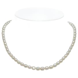 & Other Stories-Classic Pearl Necklace-White