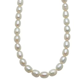 & Other Stories-Klassische Perlenkette-Weiß