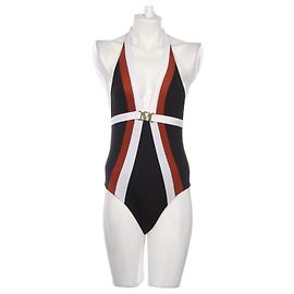 Maiô Cristel com placa de logo Max Mara Multicor
