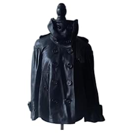Burberry-Burberry Leather Jacket-Black