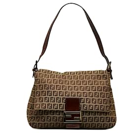 Fendi-Fendi Brown Zucchino Mamma Forever-Brown