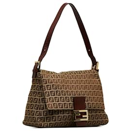 Fendi-Fendi Brown Zucchino Mamma Forever-Brown