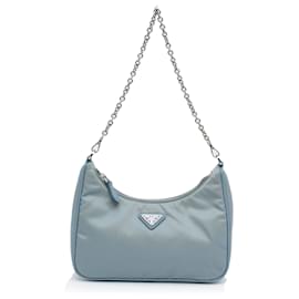Prada-Prada Blue Tessuto Re-Edition 2005-Blue,Light blue