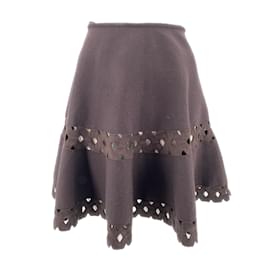 Alaïa-ALAIA  Skirts T.fr 36 WOOL-Brown