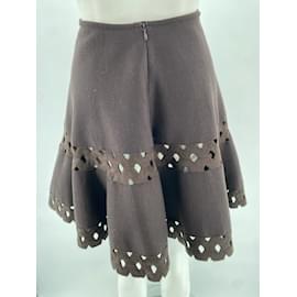 Alaïa-ALAIA  Skirts T.fr 36 WOOL-Brown