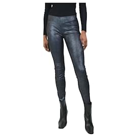 Jitrois-Pantalon skinny métallisé gris - taille FR 34-Gris