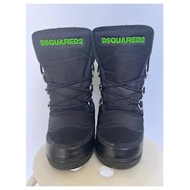 Dsquared2-Boots-Black