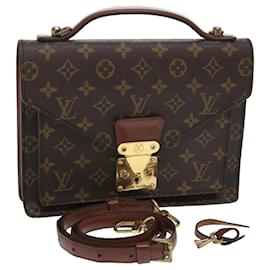 Louis Vuitton-Louis Vuitton Monogram Monceau 26 shoulder bag 2way M51187 LV Auth 52971-Monogram