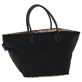 Autre Marque-Burberrys Blue Label Tote Bag Nylon Black Auth cl758-Black