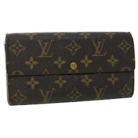 Louis Vuitton-LOUIS VUITTON Portafoglio lungo con monogramma Sarah Portafoglio M61734 LV Aut 53797-Monogramma
