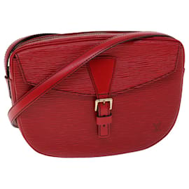 Louis Vuitton-LOUIS VUITTON Epi Jeune Fille Shoulder Bag Red M52157 LV Auth 52586-Red