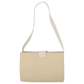 Prada-PRADA Shoulder Bag Nylon Beige Auth cl770-Beige