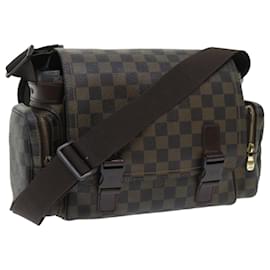 Louis Vuitton-LOUIS VUITTON Damier Ebene Reporter Melville Shoulder Bag N51126 LV Auth rd5837-Other