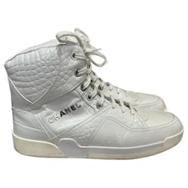 Chanel-CHANEL  Trainers T.EU 41 Leather-White