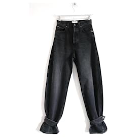 Autre Marque-Agolde Chloe Strap Hem Jeans-Black
