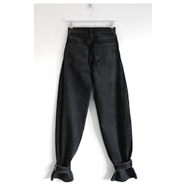 Autre Marque-Agolde Chloe Strap Hem Jeans-Black