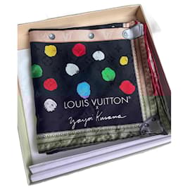 Louis Vuitton-Foulard en soie LV x Kusama neuf-Multicolore