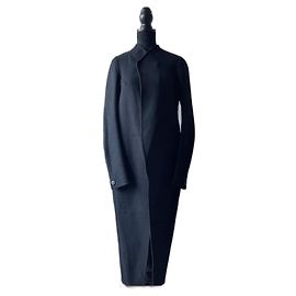 Rick Owens minimalist Coat Black