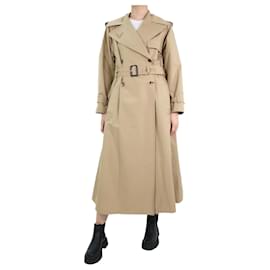 Valentino-Beige trench coat with belt - size IT 42-Other