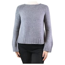 Khaite-Grauer Pullover mit Rundhalsausschnitt – Größe XS-Grau