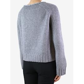 Khaite-Grauer Pullover mit Rundhalsausschnitt – Größe XS-Grau