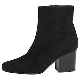 Christian Dior-Boots en daim noir - taille EU 41-Noir