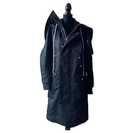 RICK OWENS DRKSHDW winter coat Black
