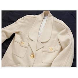 Chanel-vintage 92 Veste-Blanc