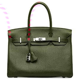 Hermès-Hermès Rouge Togo Birkin 30-Rouge