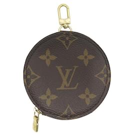 Louis Vuitton-NEW LOUIS VUITTON ROUND COIN PURSE MONOGRAM CANVAS NEW PURSE-Brown