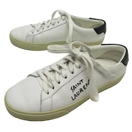 Saint Laurent-SAINT LAURENT SHOES MOON PLUS SNEAKERS 610649 36.5 ITEM 37.5 FR SNEAKERS-White