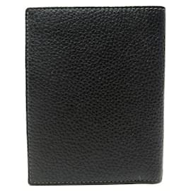 St Dupont-NEW ST DUPONT WALLET CARD HOLDER IN BLACK SEEDED LEATHER NEW WALLET-Black