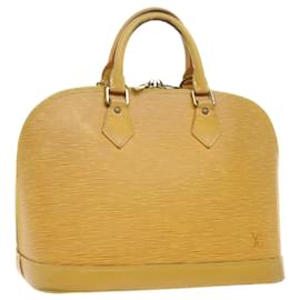 Louis Vuitton-Bolsa de mão LOUIS VUITTON Epi Alma Tassili Yellow M52149 Autenticação de LV 53827-Outro