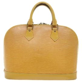 Louis Vuitton-LOUIS VUITTON Bolso de mano Epi Alma Tassili Amarillo M52149 LV Auth 53827-Otro