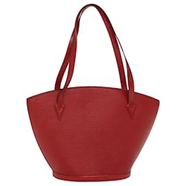 Louis Vuitton-LOUIS VUITTON Epi Saint Jacques Shopping Shoulder Bag Red M52277 LV Auth ep1642-Red