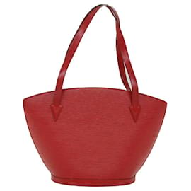 Louis Vuitton-LOUIS VUITTON Epi Saint Jacques Shopping Shoulder Bag Red M52277 LV Auth ep1642-Red