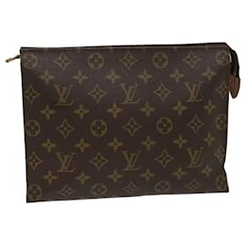 Louis Vuitton-Louis Vuitton Monogram Poche Toilette 26 Pouch M47542 LV Auth 53882-Monogram