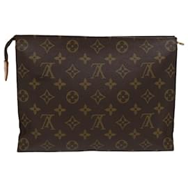 Louis Vuitton-Louis Vuitton Monogram Poche Toilette 26 Pouch M47542 LV Auth 53882-Monogram